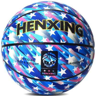 蓝色流星7号【超纤软皮】+气筒球针网兜球包