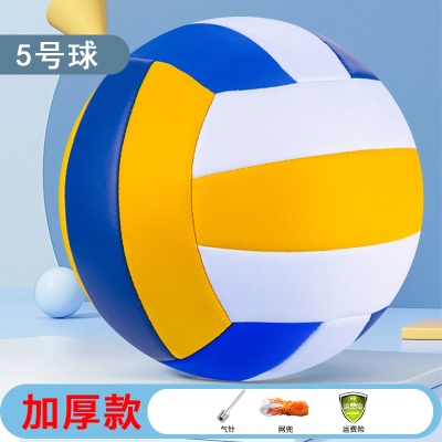 【5号】黄蓝白-升级加厚（网兜+气针）