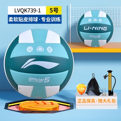 5号【比赛款贴皮PU排球】739-1. 赠大礼包