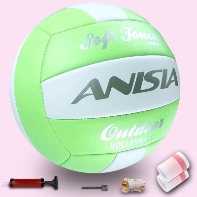 5号苹果绿（不发光)实惠款 中考专用 气针网兜护腕气筒