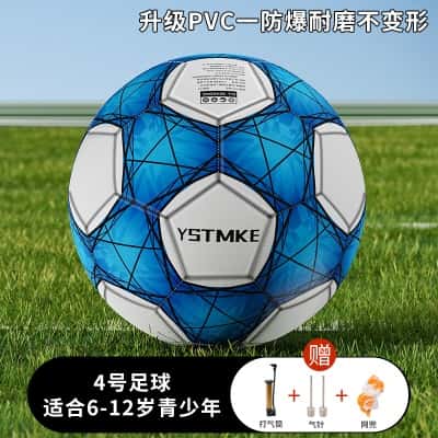 【4号＿天蓝白＿踢坏免费换新】送打气筒/球针/网兜