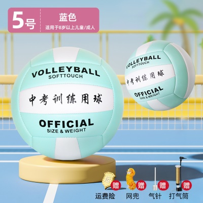 【5号蓝色】马卡龙-加厚款--送打气筒+网兜+气针