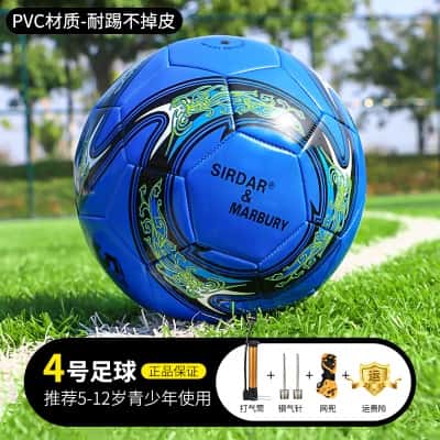蓝色4号【5-12岁青少年用球】-PVC不破皮