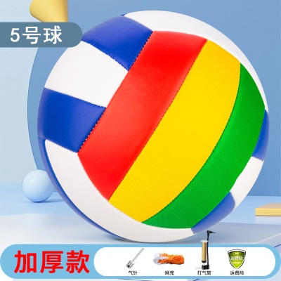 【5号】五彩-升级加厚（打气筒+网兜+气针）