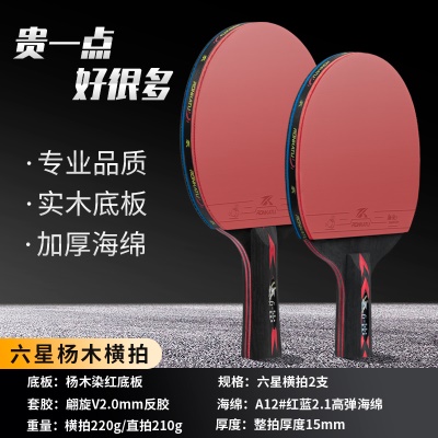 6星横拍直拍各1支【专业品质+质保3年免费换新】