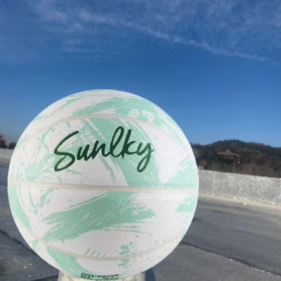 白色绿线（裸球）