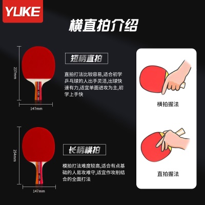 长柄横拍和短柄直拍的区别