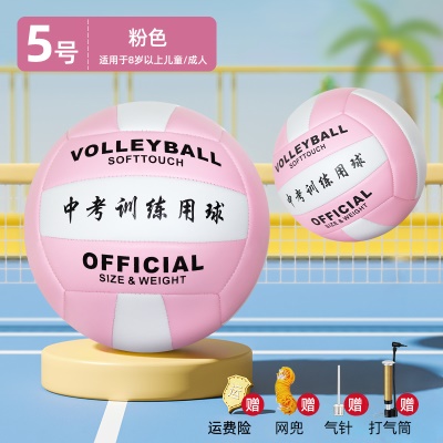 【5号粉色】马卡龙-加厚款--送打气筒+网兜+气针