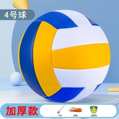 【4号】黄蓝白-升级加厚（网兜+气针）