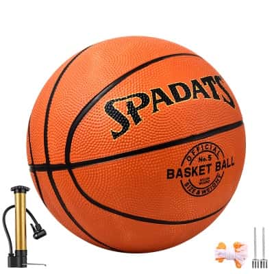 5号黑线篮球（打气筒+细网兜+2气针）