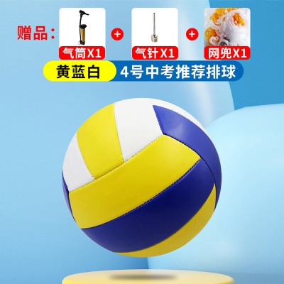 黄蓝白4号【送打气筒+气针+网兜】